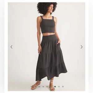 Marine Layer Lila Double Cloth Tank